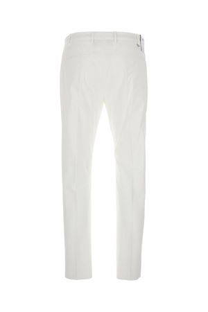 White cotton blend trousers PT TORINO | COASX0ZA0FWDSD590010
